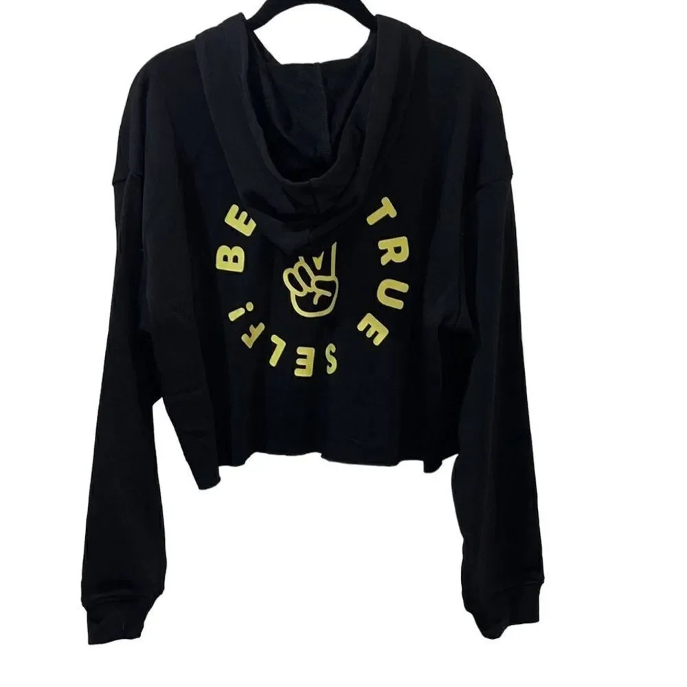 Sugar & Jade X Children’s Place Raw Hem Cropped Hoodie